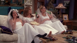 Monica, Rachel and Phoebe in Friends