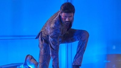 First look of Dhanush from The Gray Man. First look of Dhanush from The Gray Man.