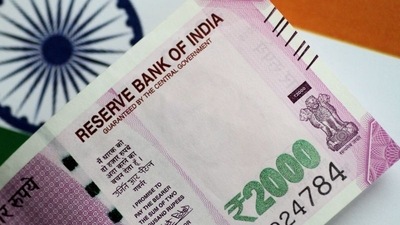 An India Rupee note is seen in this illustration photo. (REUTERS)
