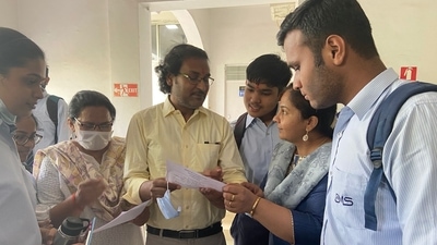 ISC English Semester 2 Exams 2022: Archana and Kallol, the subject experts claimed that their hard work had borne fruits of success. (HT Photo)