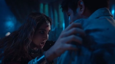Kiara Advani and Kartik Aaryan in a still from Bhool Bhulaiyaa 2 trailer. Kiara Advani and Kartik Aaryan in a still from Bhool Bhulaiyaa 2 trailer. 