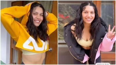 Bhumi Pednekar spends break day with yoga, hearty breakfast, chill session to recover 'body, mind, soul': Watch video Bhumi Pednekar spends break day with yoga, hearty breakfast, chill session to recover 'body, mind, soul': Watch video