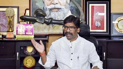 Jharkhand chief minister Hemant Soren. (PTI) Jharkhand chief minister Hemant Soren. (PTI)