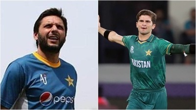 Shahid Afridi; Shaheen Shah Afridi (Getty/PTI) Shahid Afridi; Shaheen Shah Afridi (Getty/PTI)