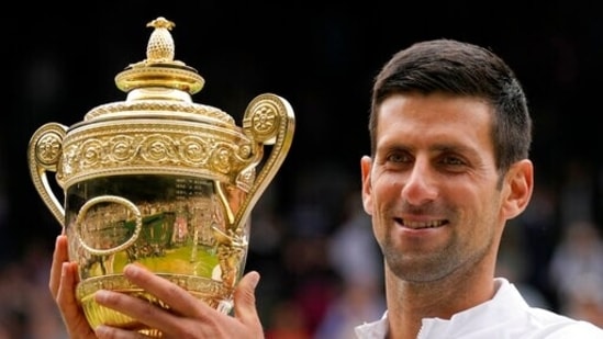 Wimbledon begins June 27, when Djokovic has a shot at becoming a seven-time champion on the grass court.(AP)