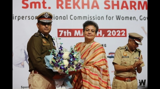 New Delhi, India - March 07, 2022: The National commission for Woman seeks police report on rape, murder of 32-year-old (HT Photo/Sanchi Sharma)