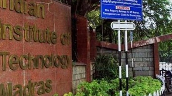 File photo of the IIT Madras campus.(PTI)