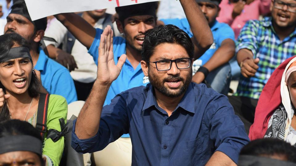 Gujarat MLA and Dalit leader Jignesh Mevani. (PTI Photo)