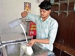 The Karnataka Milk Federation proposed to hike milk prices by Rs. 3 per litre on April 27. (Image for Representation/Harvinder Singh/HT) The Karnataka Milk Federation proposed to hike milk prices by Rs. 3 per litre on April 27. (Image for Representation/Harvinder Singh/HT)