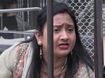 Anjali Arora's mom (left) and Azma Fallah's mom (right) entered Lock Upp to meet their daughters. Anjali Arora's mom (left) and Azma Fallah's mom (right) entered Lock Upp to meet their daughters.