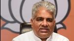 New Delhi: Union Minister Bhupender Yadav addresses a press conference at BJP HQ in New Delhi, Saturday, April 16, 2022. (PTI Photo/Kamal Kishore)(PTI04_16_2022_000130B) (PTI) New Delhi: Union Minister Bhupender Yadav addresses a press conference at BJP HQ in New Delhi, Saturday, April 16, 2022. (PTI Photo/Kamal Kishore)(PTI04_16_2022_000130B) (PTI)