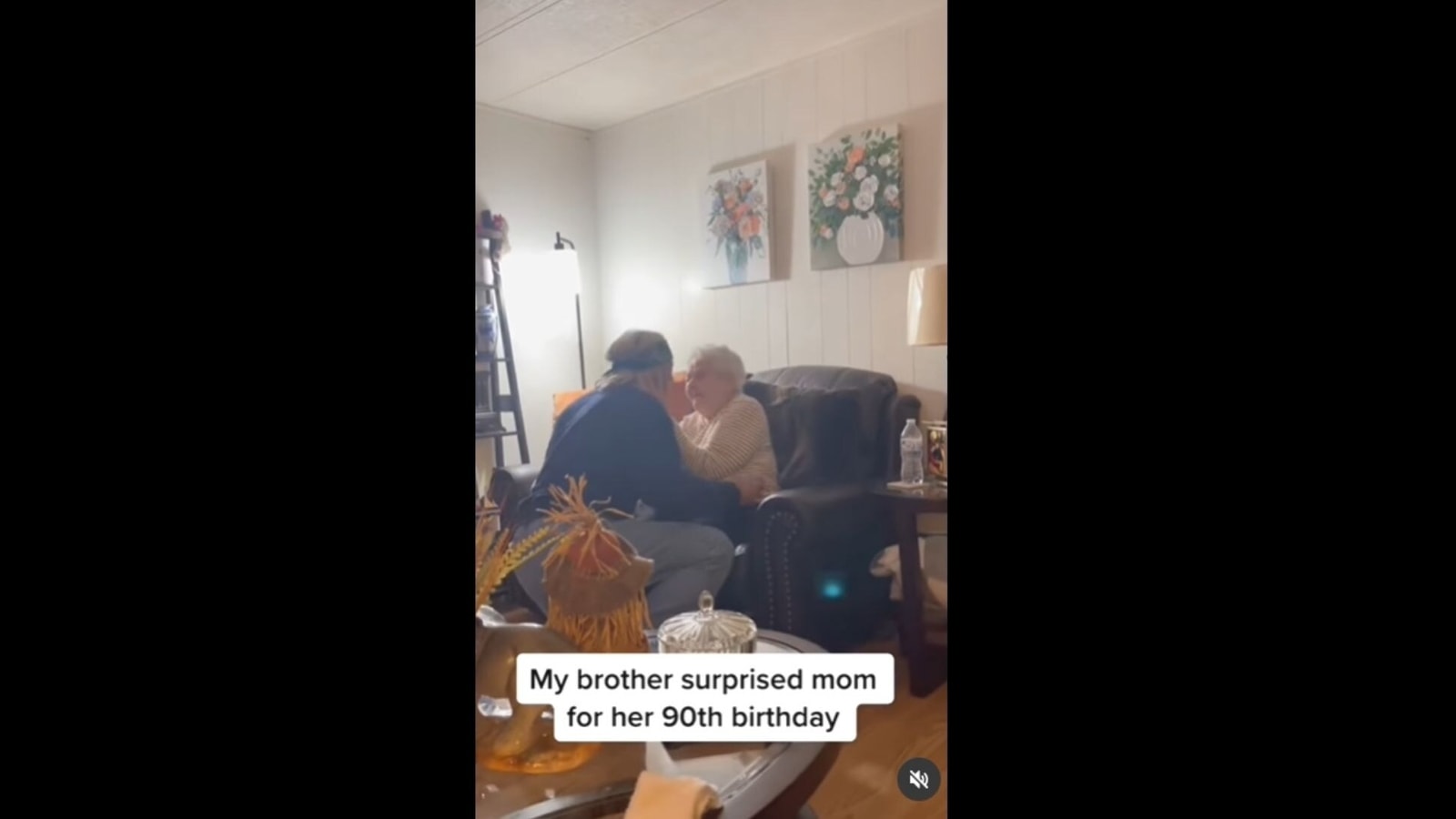 Surprising mom on her birthday top