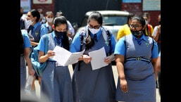 Chandigarh students exuded confidence after taking CBSE Class-10’s ‘easy’ English exam. (Ravi Kumar/ HT)
