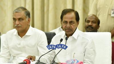 Telangana chief minister K Chandrasekhar Rao. (HT PHOTO) Telangana chief minister K Chandrasekhar Rao. (HT PHOTO)