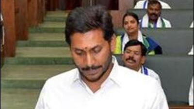 Chief minister Y S Jagan Mohan Reddy said that he had got a survey done on the performance of the government and the party MLAs. (ANI) Chief minister Y S Jagan Mohan Reddy said that he had got a survey done on the performance of the government and the party MLAs. (ANI)