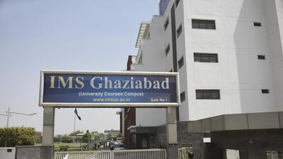 The IMS Ghaziabad college in Dasna. (Sakib Ali/ HT) The IMS Ghaziabad college in Dasna. (Sakib Ali/ HT)