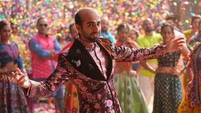 Ayushmann Khurrana in a still from Bala. Ayushmann Khurrana in a still from Bala. 