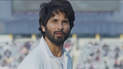 Shahid Kapoor in a still from Jersey. Shahid Kapoor in a still from Jersey.