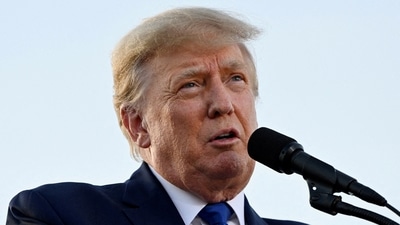Former U.S. President Donald Trump speaks during a rally to boost Ohio Republican candidates ahead of their May 3 primary election, at the county fairgrounds in Delaware, Ohio, U.S. April 23, 2022. REUTERS/Gaelen Morse (REUTERS)