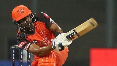 Shashank Singh in action against Gujarat Titans (IPL)