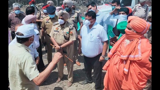 The police personnel told the panel that they were exploring different lines of investigation, including sabotage, dump fire, and short-circuit. (Harvinder Singh/HT)