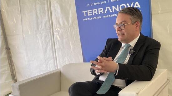 German minister Tobias Lindner, in India to participate in the Raisina Dialogue and hold bilateral meetings, said as a permanent member of the UN Security Council, China is expected to comply with the international rules-based order and rulings of international courts on issues in the South China Sea. (Twitter/German Embassy India)