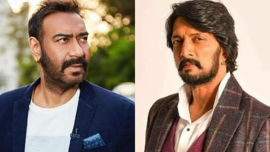 Ajay Devgn and Kiccha Sudeep indulged in a mild war of words on Twitter.