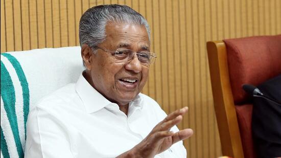 Kerala chief minister Pinarayi Vijayan met Prime Minister Narendra Modi during his last visit to Delhi and was advised to study Gujarat’s e-governance initiatives (ANI)