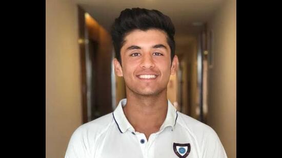 Nehal Wadhera posted a record-smashing 578 runs at the Punjab inter-district U23 cricket tournament in Ludhiana. (HT Photo)