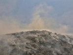 Firefighters struggled to douse the fire at the Bhalswa landfill site for the third straight day on Thursday. (Sanchit Khanna/HT Photo)