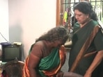 VK Sasikala meets family members of the victims of Thanjavur temple chariot procession. (Twitter/ANI) VK Sasikala meets family members of the victims of Thanjavur temple chariot procession. (Twitter/ANI)