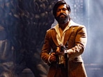 Yash in a still from KGF: Chapter 2.