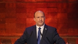 O primeiro-ministro israelense Naftali Bennett.