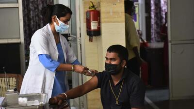 Panchkula had no Covid vaccine booster dose for 18-59 age group. (HT File)