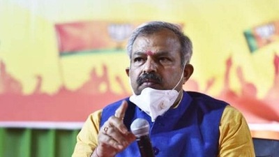 Delhi BJP chief Adesh Gupta. (HT Photo) Delhi BJP chief Adesh Gupta. (HT Photo)