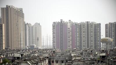Ghaziabad, India - April 27, 2022: A view of the skyline from a residential zone in Ghaziabad, India on Wednesday, April 27, 2022. (Photo by Sakib Ali /Hindustan Times) Ghaziabad, India - April 27, 2022: A view of the skyline from a residential zone in Ghaziabad, India on Wednesday, April 27, 2022. (Photo by Sakib Ali /Hindustan Times)