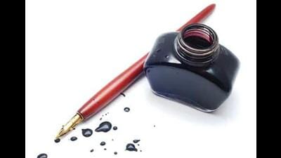 Senior class students wrote on paper with factory-made pens, specifically designed to take on different replaceable nibs. (Representational image) Senior class students wrote on paper with factory-made pens, specifically designed to take on different replaceable nibs. (Representational image)