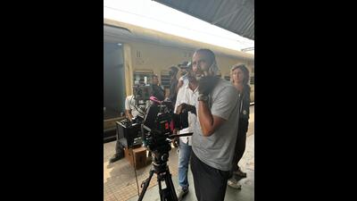 Shooting of French film “The Braid” underway at an NCR railway station. (File photo courtesy: NCR) Shooting of French film “The Braid” underway at an NCR railway station. (File photo courtesy: NCR)