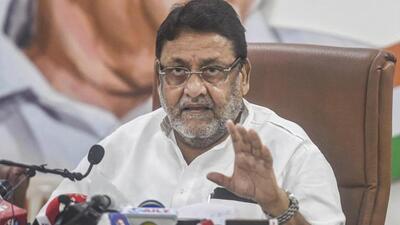 The Enforcement Directorate (ED) arrested Malik on February 23 in connection with a money laundering case registered against fugitive gangster Dawood Ibrahim and some of his close aides. (HT PHOTO.)