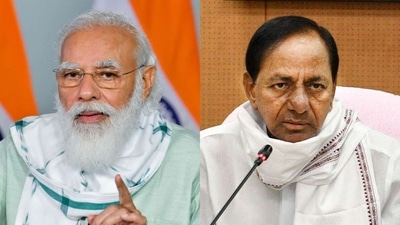 Prime Minister Narendra Modi and Telangana chief minister K Chandrasekhar Rao. Prime Minister Narendra Modi and Telangana chief minister K Chandrasekhar Rao.