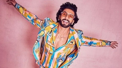 Vicky Kaushal at the trailer launch of his new film. 