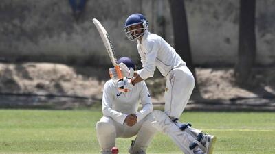Ludhiana skipper Nehal Wadhera, who stole the show on Wednesday at the Punjab State inter-district Under-23 Tournament with his record-smashing 578-run knock, took two wickets against Bathinda in the first innings in a brilliant display of all-round skills. (HT FILE)