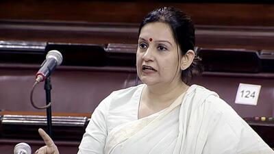 Shiv Sena Rajya Sabha MP Priyanka Chaturvedi ANI File Photo Shiv Sena Rajya Sabha MP Priyanka Chaturvedi ANI File Photo