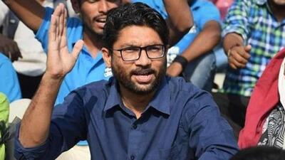 Gujarat MLA Jignesh Mevani was arrested earlier this week for allegedly assaulting a policewoman. (PTI PHOTO.) Gujarat MLA Jignesh Mevani was arrested earlier this week for allegedly assaulting a policewoman. (PTI PHOTO.)