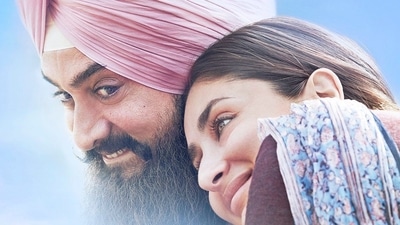 Aamir Khan and Kareena Kapoor in a poster for Laal Singh Chaddha. Aamir Khan and Kareena Kapoor in a poster for Laal Singh Chaddha. 