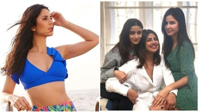 Katrina Kaif's latest pic received a reaction from Priyanka Chopra. Katrina Kaif's latest pic received a reaction from Priyanka Chopra.