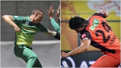 Dale Steyn; Umran Malik (PTI/Twitter) Dale Steyn; Umran Malik (PTI/Twitter)