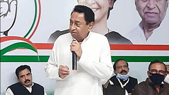 Senior Congress leader Kamal Nath’s resignation as leader of the Congress legislature party in Madhya Pradesh was accepted on Thursday. Govind Singh replaces him (ANI) Senior Congress leader Kamal Nath’s resignation as leader of the Congress legislature party in Madhya Pradesh was accepted on Thursday. Govind Singh replaces him (ANI)