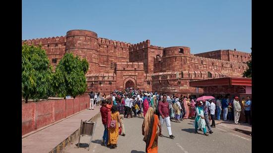 Scene of the action: The Agra fort as it is today. (Shutterstock)
