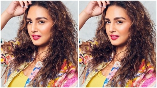 In a multicoloured shirt and a pair of trousers, painted in graphiti prints, Huma looked ravishing.(Instagram/@iamhumaq)